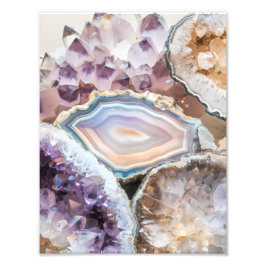 Geode Crystal| Crystal Photo Poster