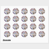 Geode Crystal Wedding Personalized Sticker (Blatt)
