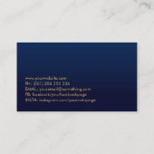 Geode Crystals Chakras Tree Visitenkarte (Rückseite)