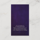 Geode Crystals Chakras Tree Visitenkarte (Rückseite)