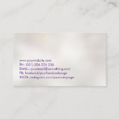 Geode Crystals Chakras Tree Visitenkarte (Rückseite)