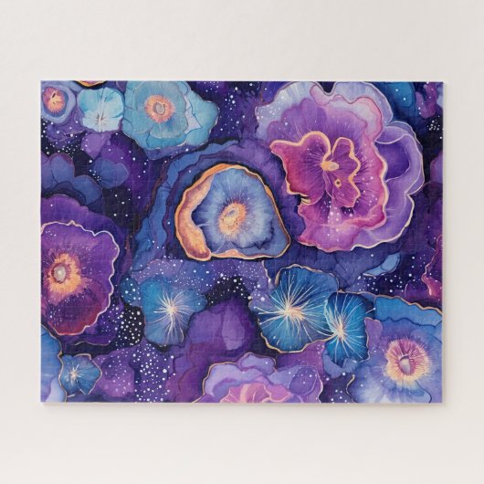 Geode Floral Puzzle (Horizontal)