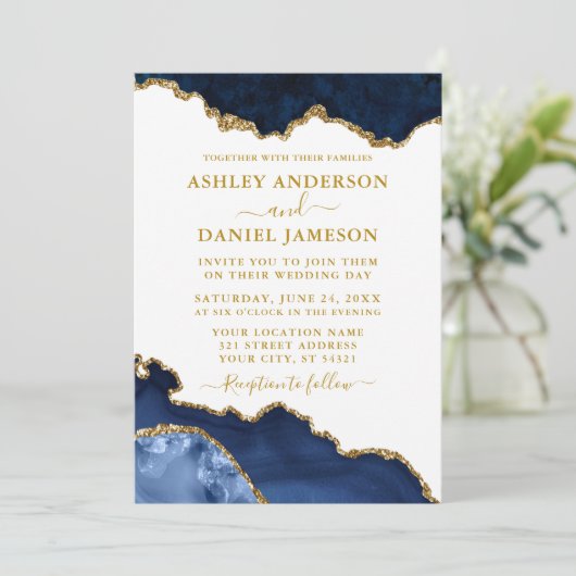 Geode-Foto Einladung (Stehend Vorderseite)