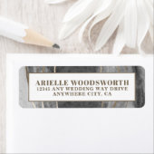 Geode Gemstone Agate Wedding Address Labels (Insitu)