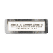 Geode Gemstone Agate Wedding Address Labels (Vorne)