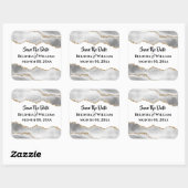 Geode Imitats Goldfresser Paare treffen Quadratischer Aufkleber (Blatt)