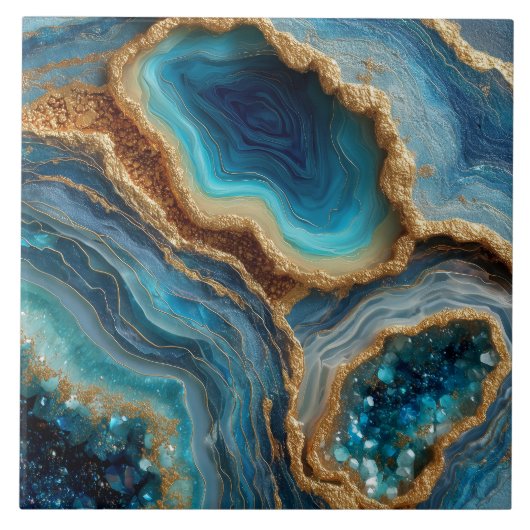 Geode Keramikfliese (Vorderseite)
