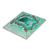 Geode Kristalle mit Pfefferminzaroma Fliese (Seite)