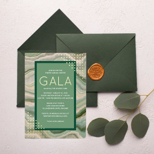 Geode-Muster-Gala-Veranstaltung Folieneinladung