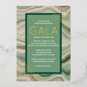 Geode Pattern Gala Event Folieneinladung (Vorderseite)
