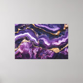 Geode Print in Amethyst Goede Wall Art Leinwanddruck (Vorderseite)