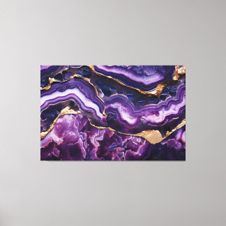 Geode Print in Amethyst Goede Wall Art Leinwanddruck