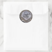 Geode Runder Aufkleber (Tasche)