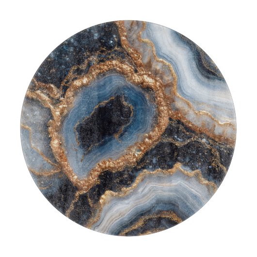Geode-Schneidbrett Schneidebrett (Vorderseite)