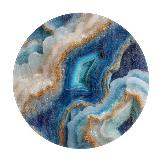 Geode-Schneidbrett Schneidebrett (Vorderseite)