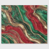 Geode-Weihnachtspapier Geschenkpapier (Flach)