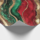 Geode-Weihnachtspapier Geschenkpapier (Ecke)