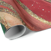 Geode-Weihnachtspapier Geschenkpapier (Rolleneckpunkt)
