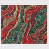 Geode-Weihnachtspapier Geschenkpapier (Flach)