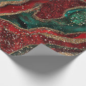 Geode-Weihnachtspapier Geschenkpapier (Ecke)