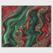 Geode-Weihnachtspapier Geschenkpapier (Flach)