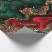 Geode-Weihnachtspapier Geschenkpapier (Ecke)