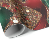 Geode-Weihnachtspapier Geschenkpapier (Rolleneckpunkt)