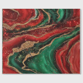 Geode-Weihnachtspapier Geschenkpapier (Flach)