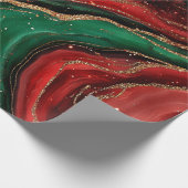 Geode-Weihnachtspapier Geschenkpapier (Ecke)