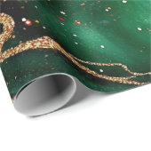 Geode-Weihnachtspapier Geschenkpapier (Rolleneckpunkt)