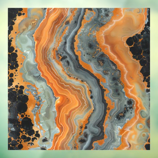 Geode Window Clying Fensteraufkleber (Blatt 3)