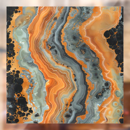 Geode Window Clying Fensteraufkleber (Blatt 2)