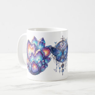 Geoden-Kristallcluster Kaffeetasse