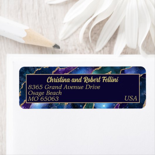 Geoden und Galaxien blauer lila rosa grüner Brauch (Insitu)