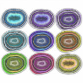 Geodes Collection Crystal Rocks Aufkleber (Vorderseite)