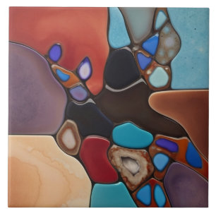 Geodes - Imitate aus gefestigtem Glas - Mosaik Abs Fliese