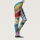 Geodes-Kristallmuster - Multicolor Leggings (Rechts)
