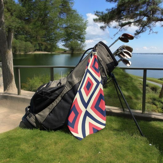 geodiagonale Formen Golfhandtuch