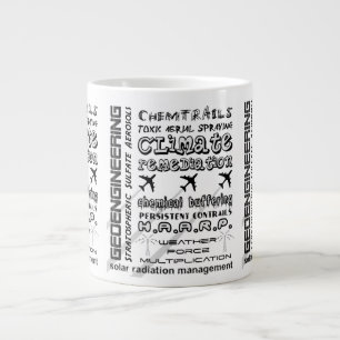 Geoengineering-Chemtrails giftige Aerosole Jumbo-Tasse