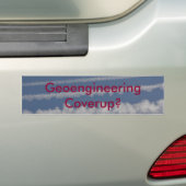 Geoengineering und Chemtrail Autoaufkleber (Auf Auto)