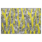 Geofedern-Chartreuse Stoff (Fat Quarter (45,7 x 55,9 cm))