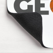 Geoff Basketball Mouse Pad Mousepad (Ecke)
