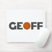 Geoff Basketball Mouse Pad Mousepad (Mit Mouse)