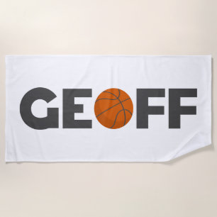 Geoff Basketball Strandtuch