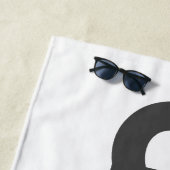 Geoff Basketball Strandtuch (Beispiel)