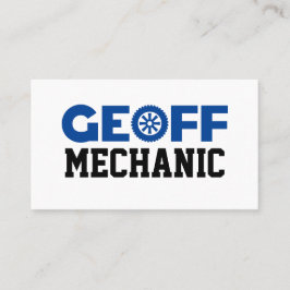 Geoff Mechanic Business Card Visitenkarte