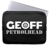 Geoff Petrol Head Laptopschutzhülle (Vorderseite)