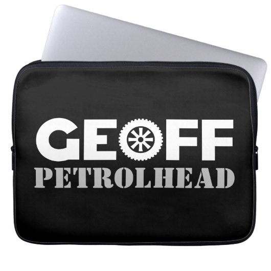 Geoff Petrol Head Laptopschutzhülle (Vorderseite)