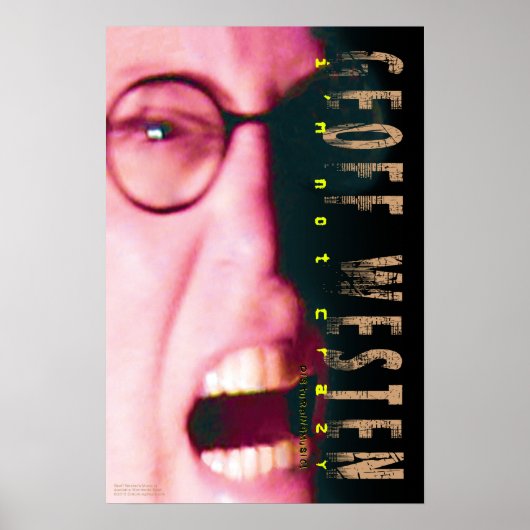 Geoff Wests Screaming Head Poster (Vorne)