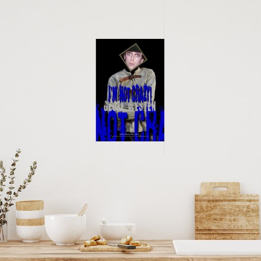 Geoff West's Strait Jacket Poster (Küche)